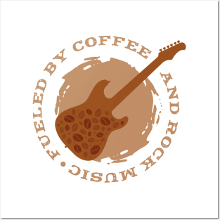 Coffeee Rock T Shirt P Posters and Art